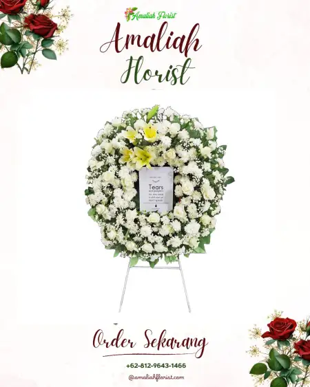 Krans Bunga Duka Legok Suka Maju